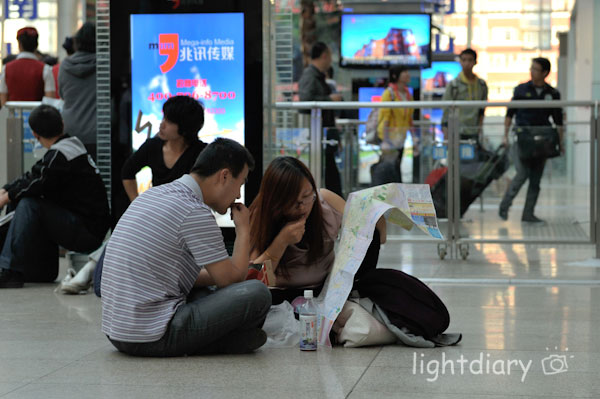 火车,车站,北京南站,旅行