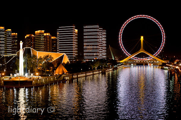 风光,天津,摩天轮,天津之眼