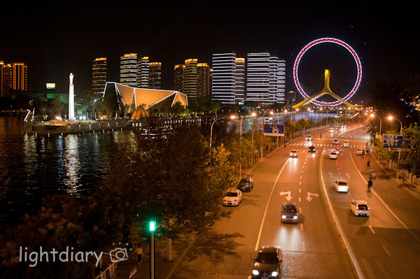 风光,天津,摩天轮,天津之眼