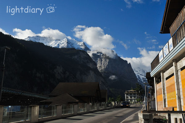 瑞士,因特拉肯,雪朗峰