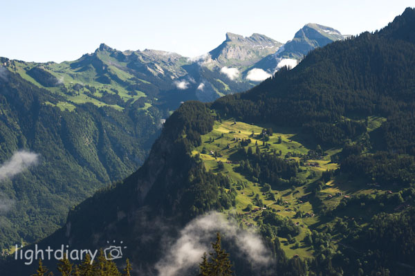 瑞士,因特拉肯,雪朗峰