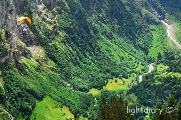瑞士,因特拉肯,雪朗峰