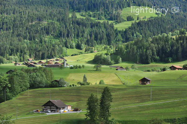 瑞士,因特拉肯,黄金线