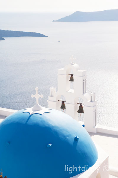圣托里尼蓝顶大教堂