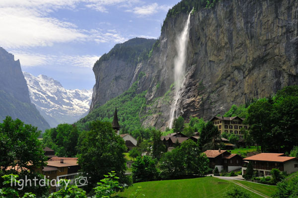 瑞士,因特拉肯,少女峰