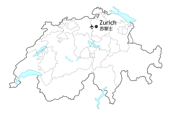瑞士,线路图